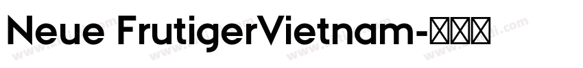 Neue FrutigerVietnam字体转换